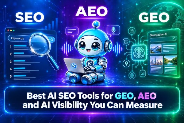 Best AI SEO Tools in 2026 for GEO, AEO and AI Visibility You Can Measure