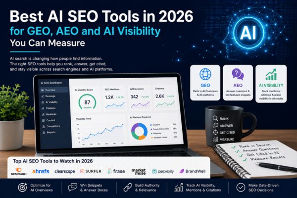 Best AI SEO Tools in 2026 for GEO, AEO and AI Visibility You Can Measure